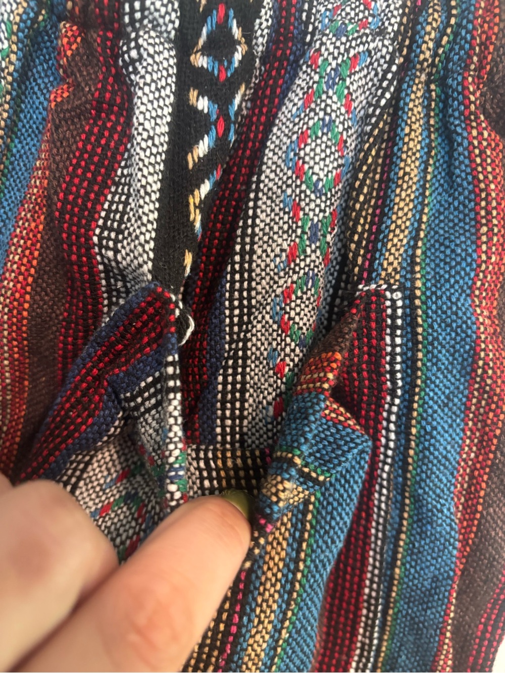 Tribal Spirit Shop Boho Stripe Drawstring Pants - Multicolor - Picture 7 of 8